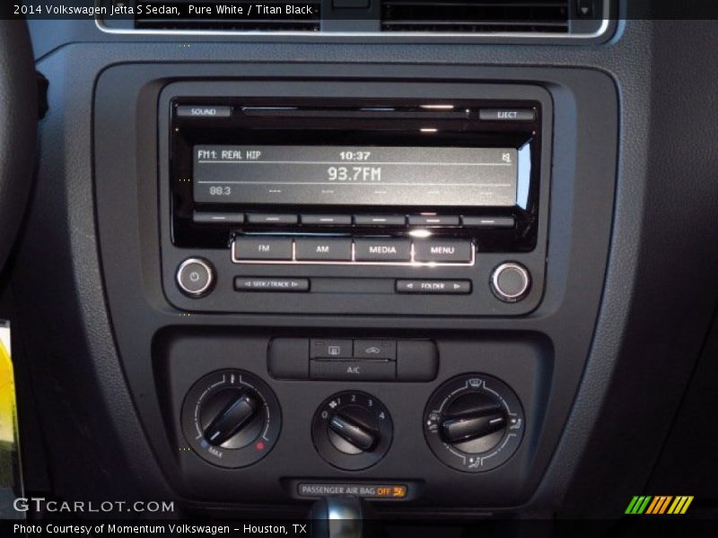 Pure White / Titan Black 2014 Volkswagen Jetta S Sedan