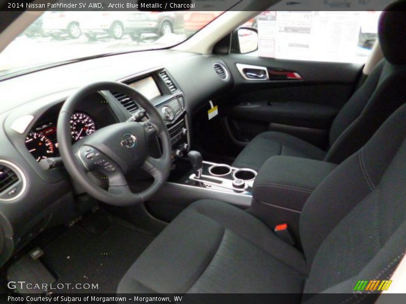 Arctic Blue Metallic / Charcoal 2014 Nissan Pathfinder SV AWD