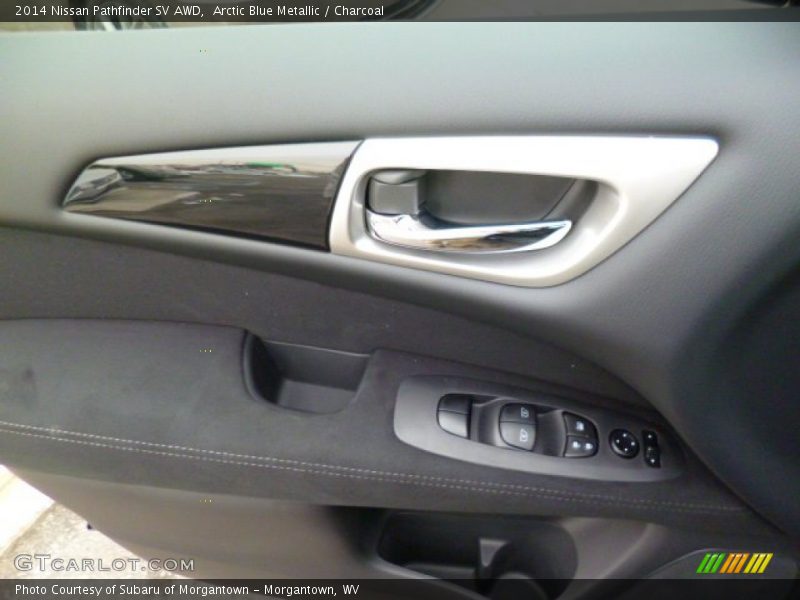 Arctic Blue Metallic / Charcoal 2014 Nissan Pathfinder SV AWD