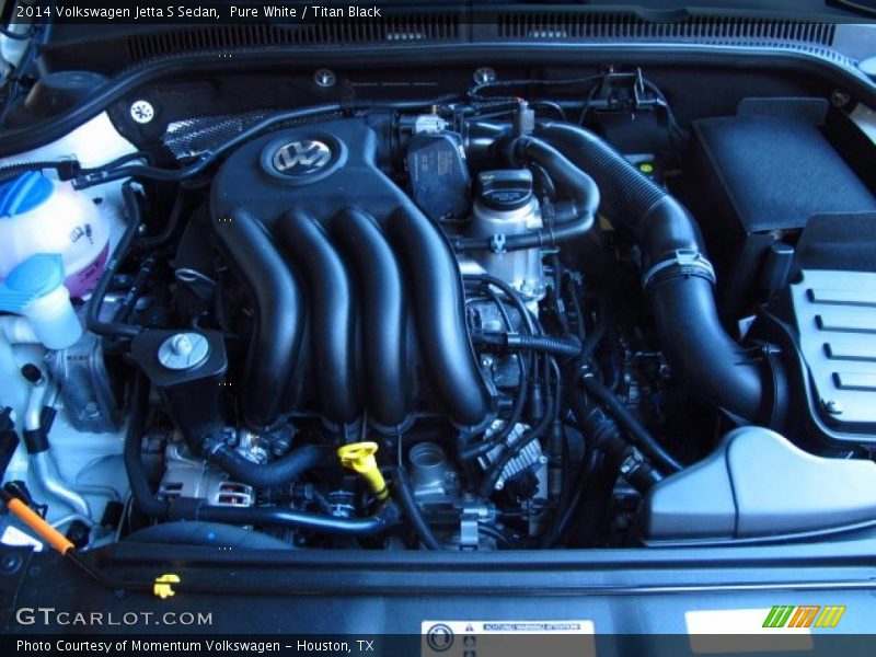 Pure White / Titan Black 2014 Volkswagen Jetta S Sedan