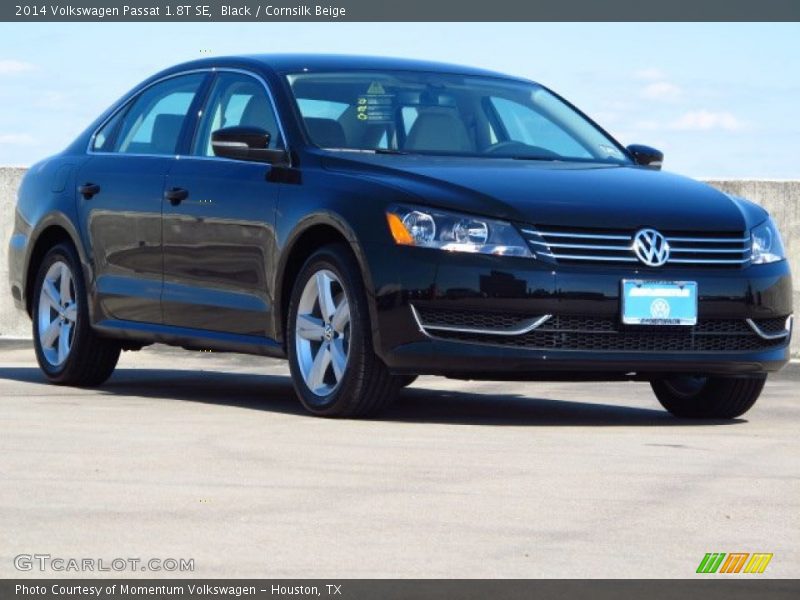 Black / Cornsilk Beige 2014 Volkswagen Passat 1.8T SE