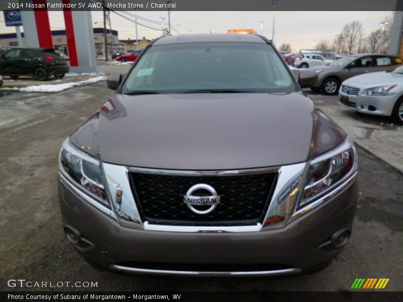 Mocha Stone / Charcoal 2014 Nissan Pathfinder SV AWD