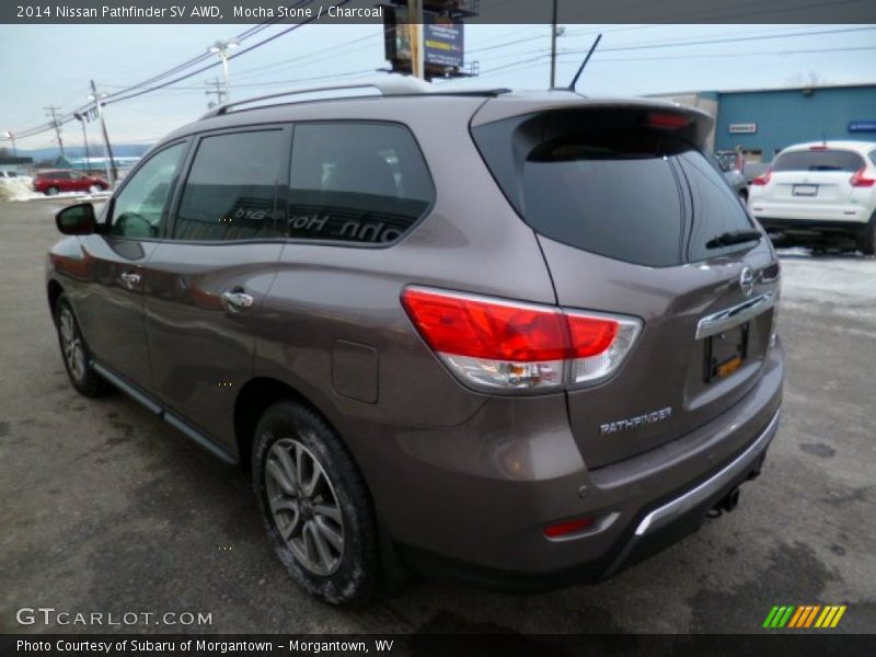 Mocha Stone / Charcoal 2014 Nissan Pathfinder SV AWD