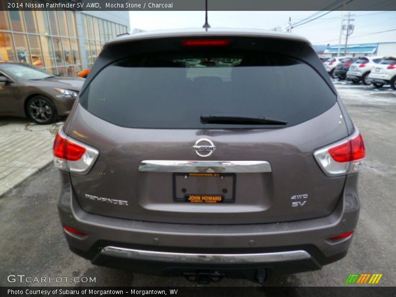 Mocha Stone / Charcoal 2014 Nissan Pathfinder SV AWD
