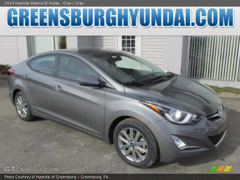 Gray / Gray 2014 Hyundai Elantra SE Sedan