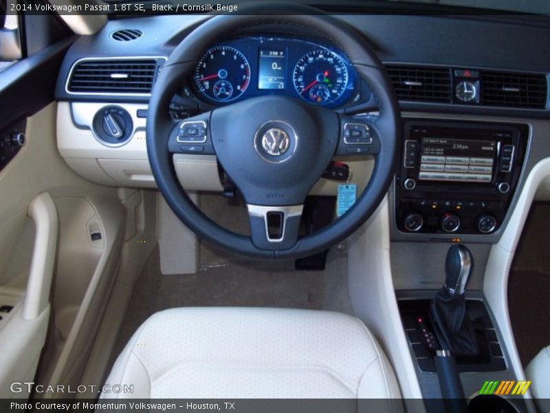 Black / Cornsilk Beige 2014 Volkswagen Passat 1.8T SE