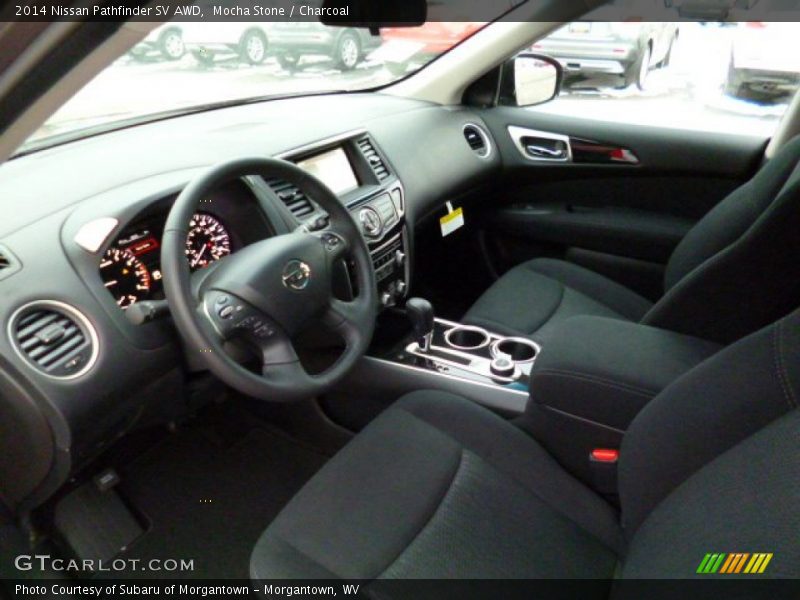 Mocha Stone / Charcoal 2014 Nissan Pathfinder SV AWD