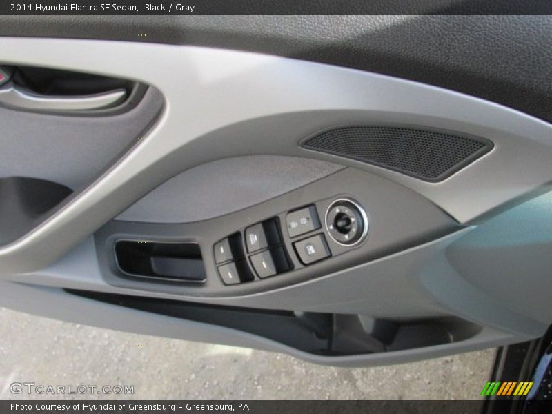 Black / Gray 2014 Hyundai Elantra SE Sedan