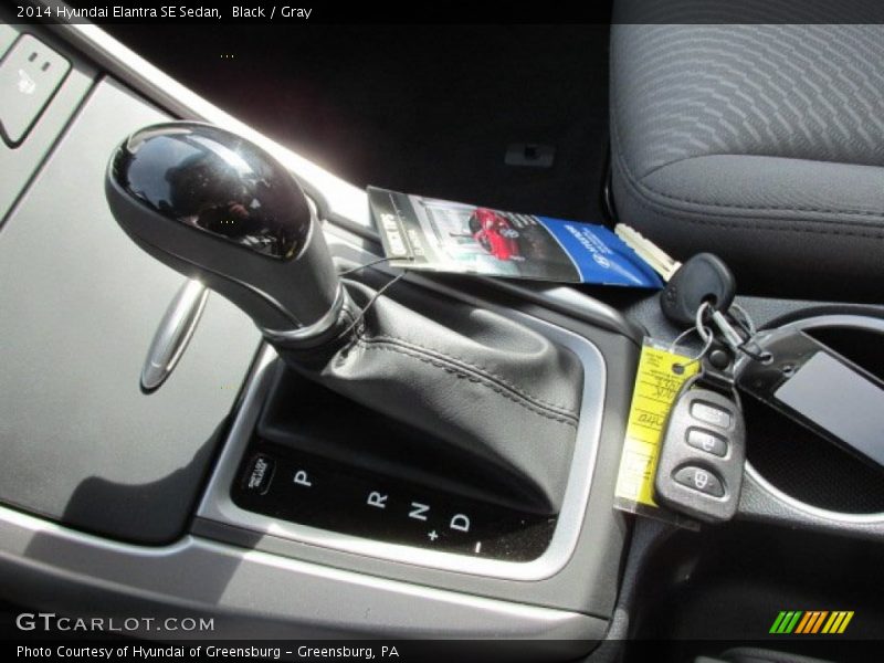 Black / Gray 2014 Hyundai Elantra SE Sedan