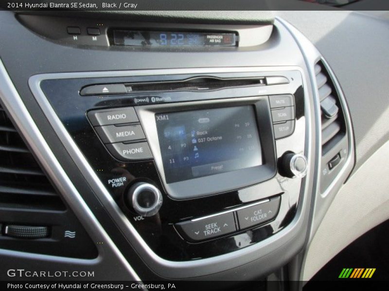 Black / Gray 2014 Hyundai Elantra SE Sedan
