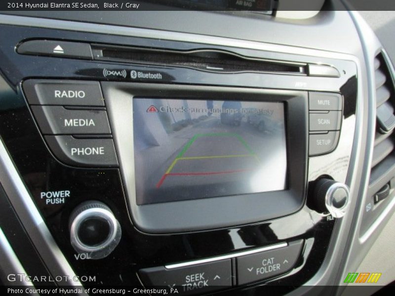 Black / Gray 2014 Hyundai Elantra SE Sedan