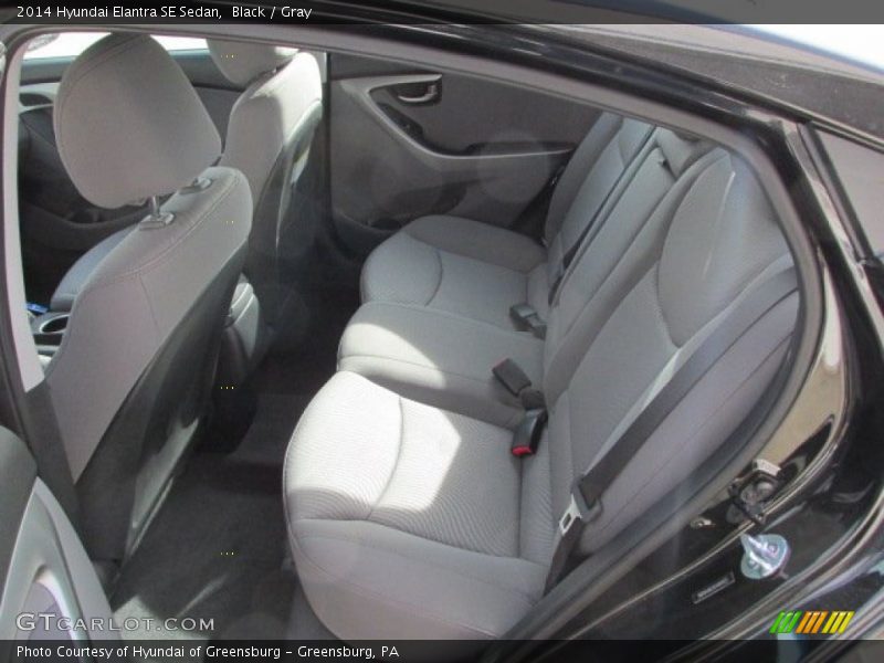 Black / Gray 2014 Hyundai Elantra SE Sedan