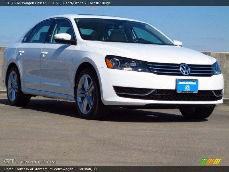 Candy White / Cornsilk Beige 2014 Volkswagen Passat 1.8T SE