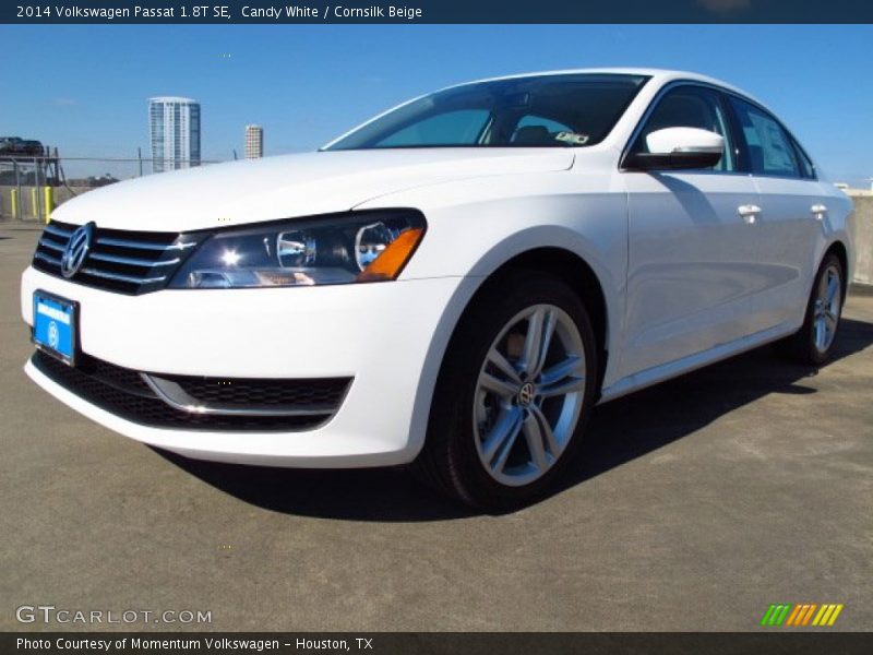 Candy White / Cornsilk Beige 2014 Volkswagen Passat 1.8T SE