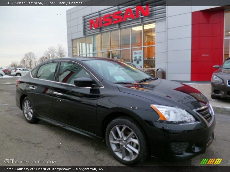 Super Black / Charcoal 2014 Nissan Sentra SR