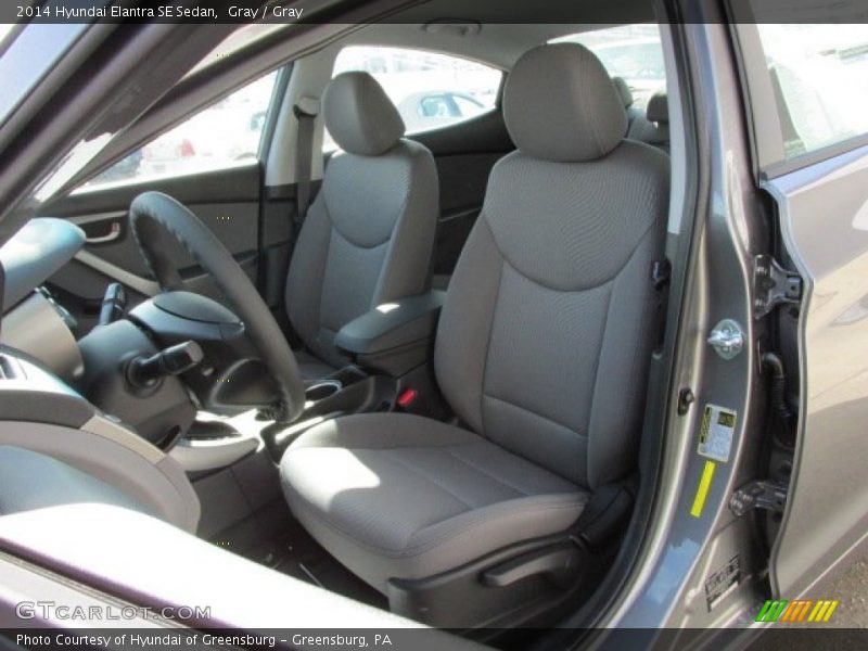 Gray / Gray 2014 Hyundai Elantra SE Sedan