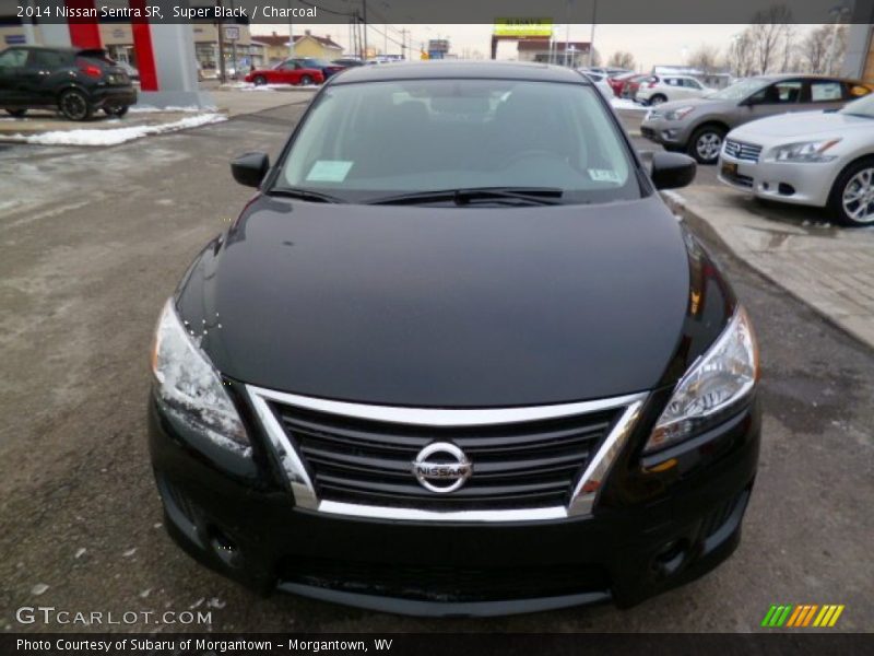 Super Black / Charcoal 2014 Nissan Sentra SR