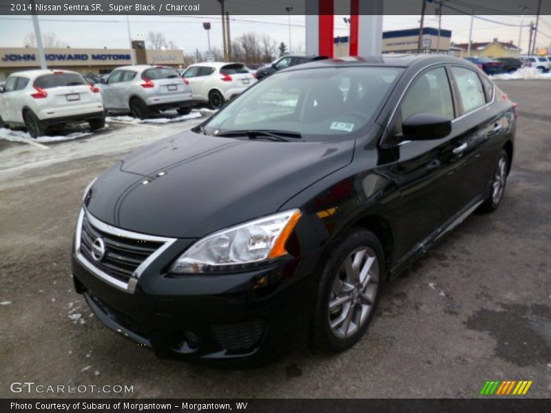 Super Black / Charcoal 2014 Nissan Sentra SR