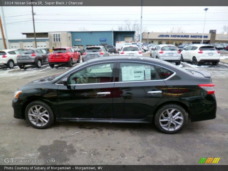 Super Black / Charcoal 2014 Nissan Sentra SR