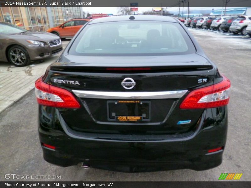 Super Black / Charcoal 2014 Nissan Sentra SR
