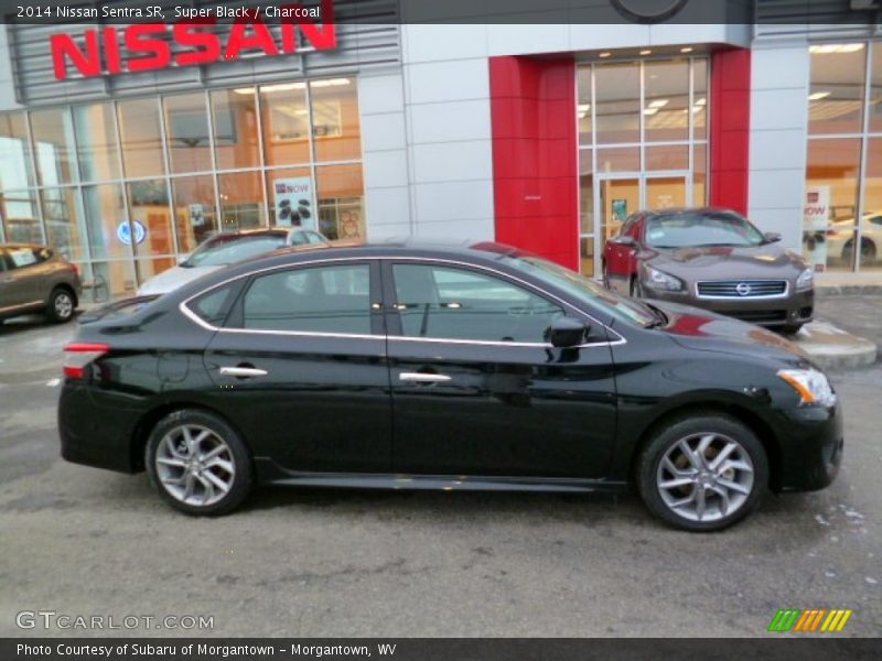 Super Black / Charcoal 2014 Nissan Sentra SR