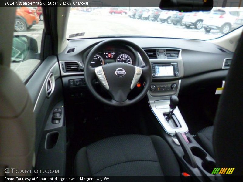 Super Black / Charcoal 2014 Nissan Sentra SR