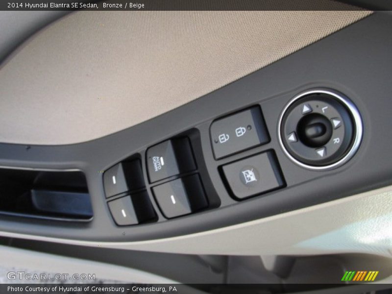 Bronze / Beige 2014 Hyundai Elantra SE Sedan