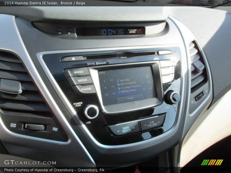 Bronze / Beige 2014 Hyundai Elantra SE Sedan