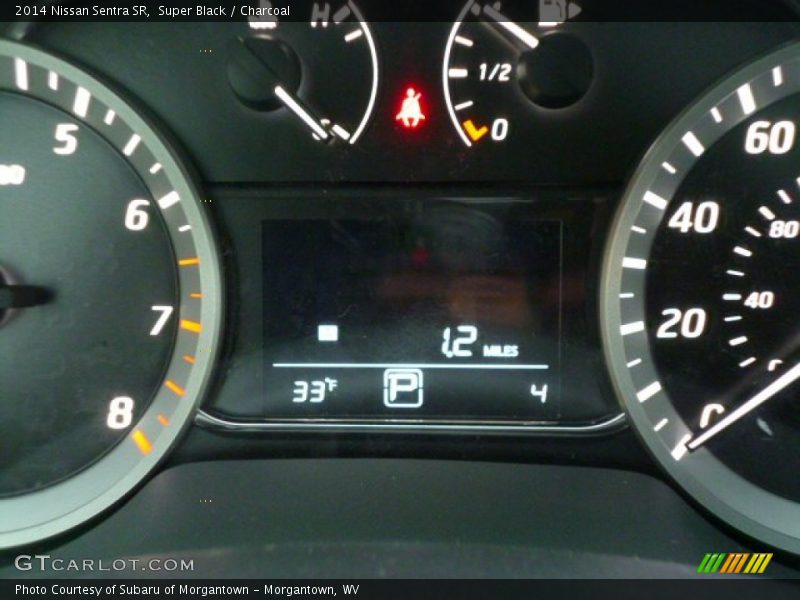 Super Black / Charcoal 2014 Nissan Sentra SR