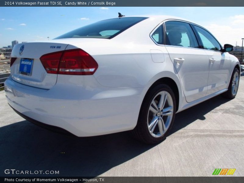 Candy White / Cornsilk Beige 2014 Volkswagen Passat TDI SE