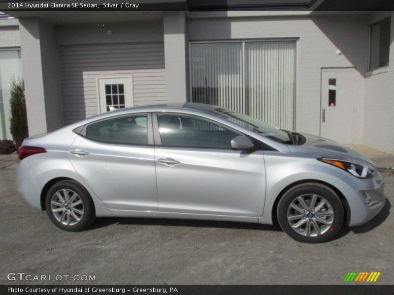 Silver / Gray 2014 Hyundai Elantra SE Sedan