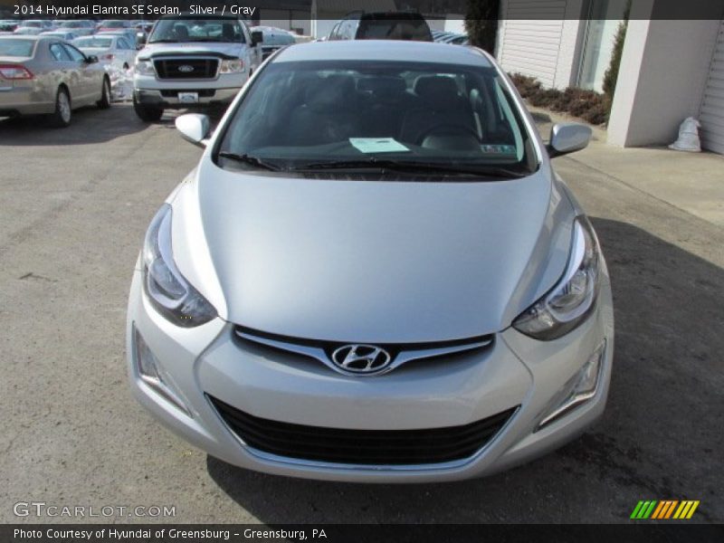 Silver / Gray 2014 Hyundai Elantra SE Sedan