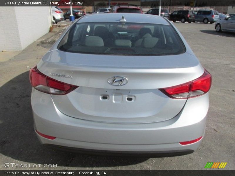 Silver / Gray 2014 Hyundai Elantra SE Sedan