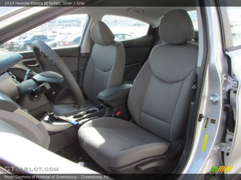 Silver / Gray 2014 Hyundai Elantra SE Sedan