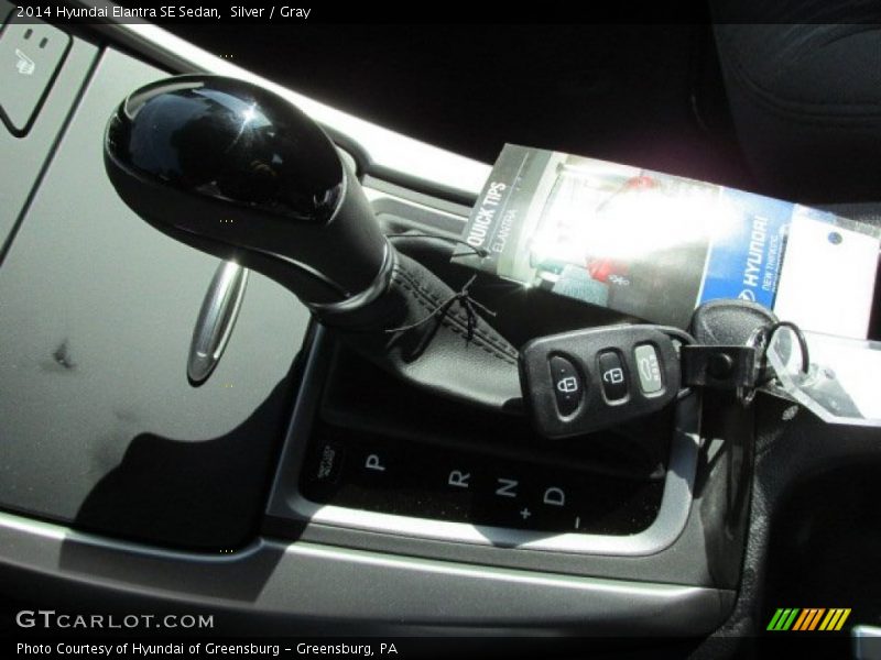 Silver / Gray 2014 Hyundai Elantra SE Sedan