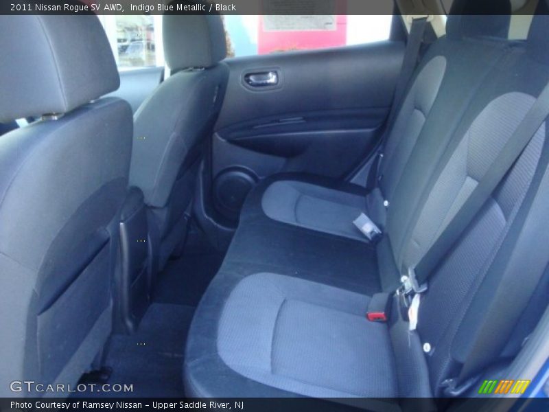 Indigo Blue Metallic / Black 2011 Nissan Rogue SV AWD