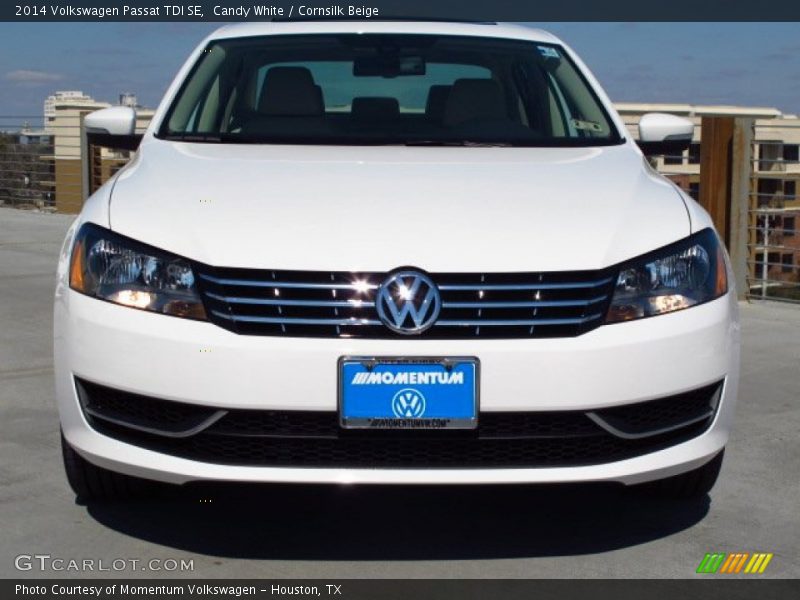 Candy White / Cornsilk Beige 2014 Volkswagen Passat TDI SE