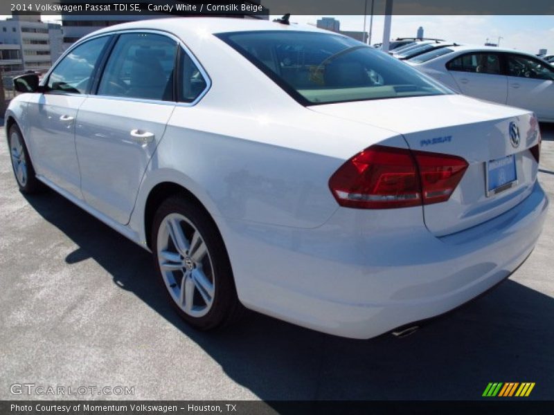 Candy White / Cornsilk Beige 2014 Volkswagen Passat TDI SE