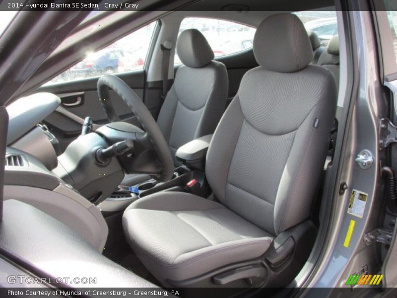 Gray / Gray 2014 Hyundai Elantra SE Sedan