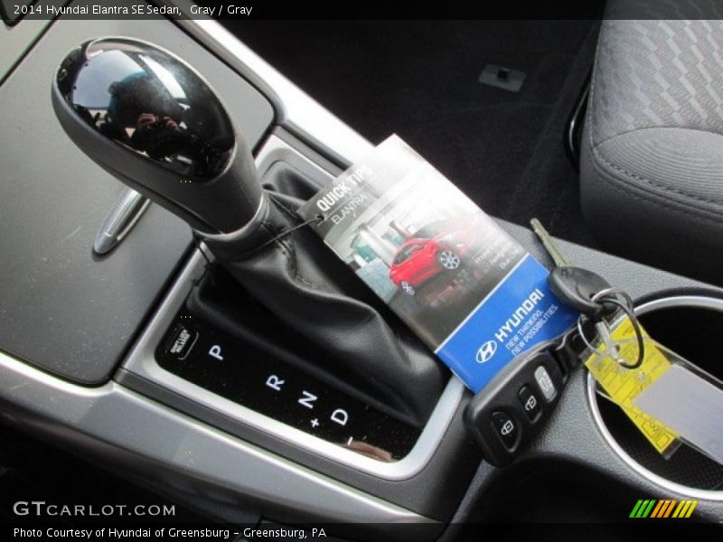 Gray / Gray 2014 Hyundai Elantra SE Sedan