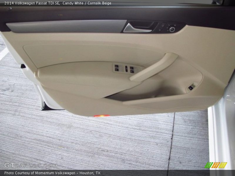 Candy White / Cornsilk Beige 2014 Volkswagen Passat TDI SE