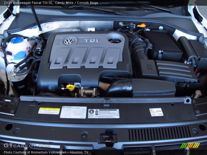 Candy White / Cornsilk Beige 2014 Volkswagen Passat TDI SE