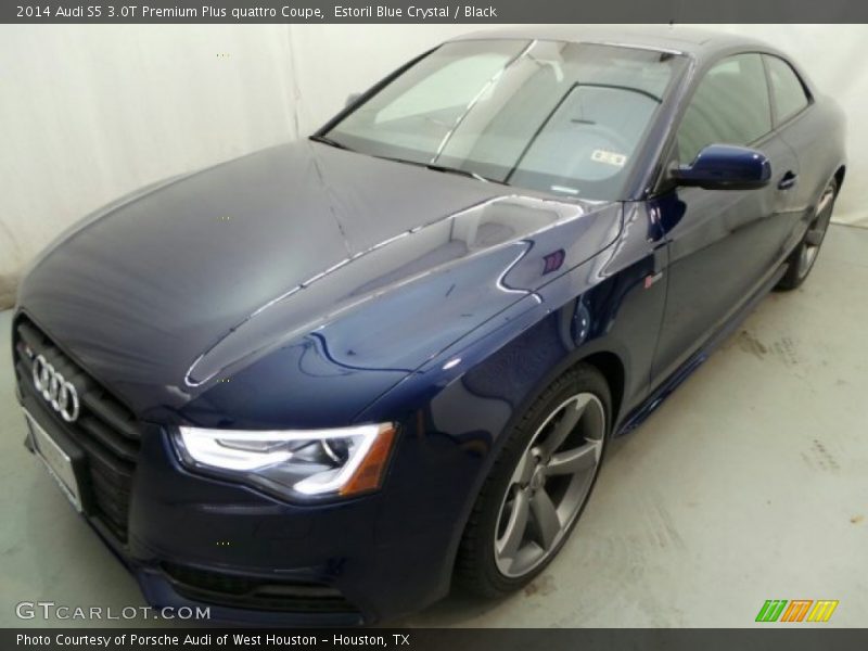 Estoril Blue Crystal / Black 2014 Audi S5 3.0T Premium Plus quattro Coupe