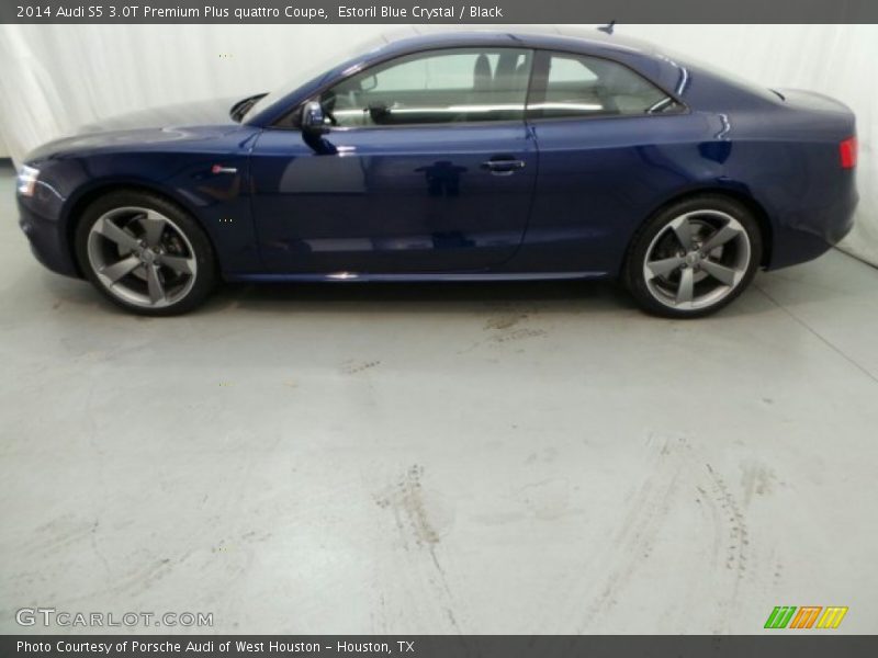 Estoril Blue Crystal / Black 2014 Audi S5 3.0T Premium Plus quattro Coupe