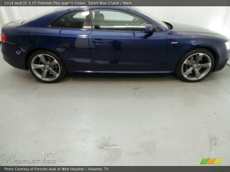 Estoril Blue Crystal / Black 2014 Audi S5 3.0T Premium Plus quattro Coupe