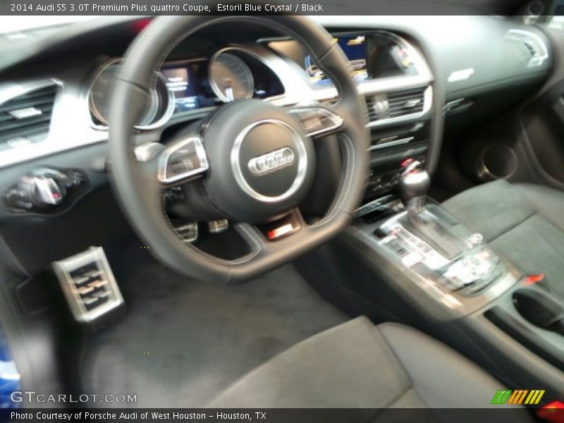 Estoril Blue Crystal / Black 2014 Audi S5 3.0T Premium Plus quattro Coupe