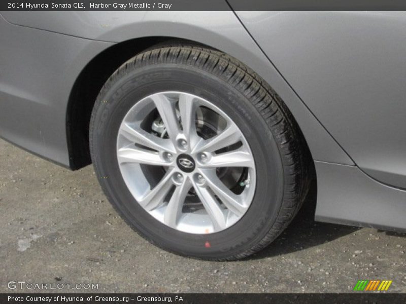 Harbor Gray Metallic / Gray 2014 Hyundai Sonata GLS