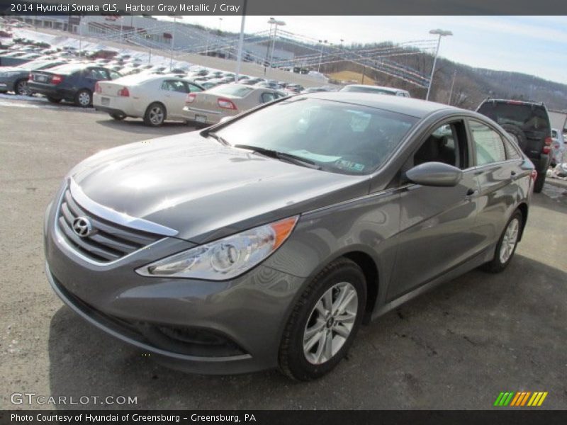 Harbor Gray Metallic / Gray 2014 Hyundai Sonata GLS