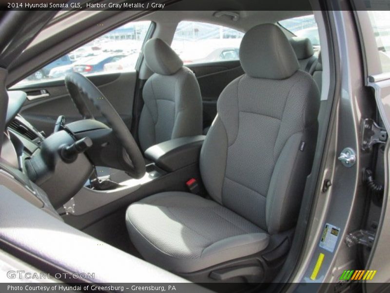 Harbor Gray Metallic / Gray 2014 Hyundai Sonata GLS