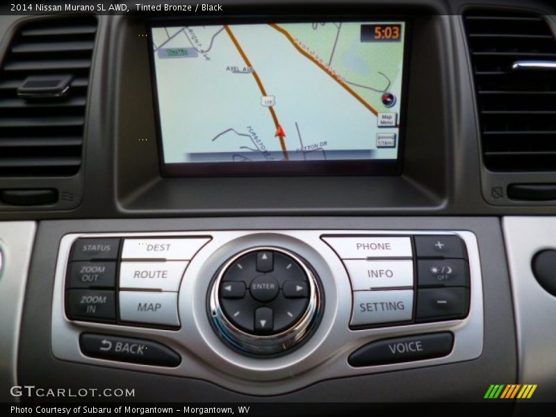 Controls of 2014 Murano SL AWD